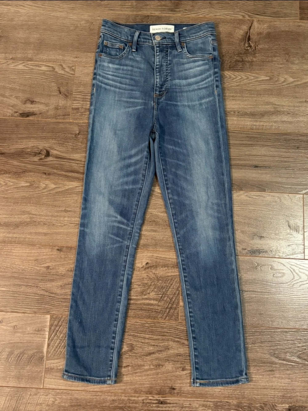 Denim Forum jeans Lola high rise skinny crop size 26